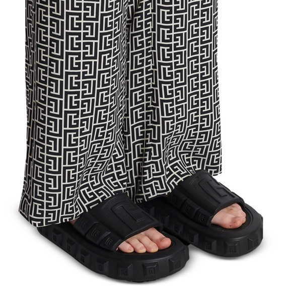 🌷❗️Sale❗️Balmain Black Ari Slides - Picture 6 of 7